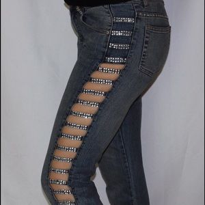 Platinum Plush sexy slit leg pants